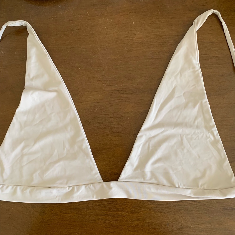 Myra Swim Mase Bottoms (M) + Rubik Top (L) in Nude